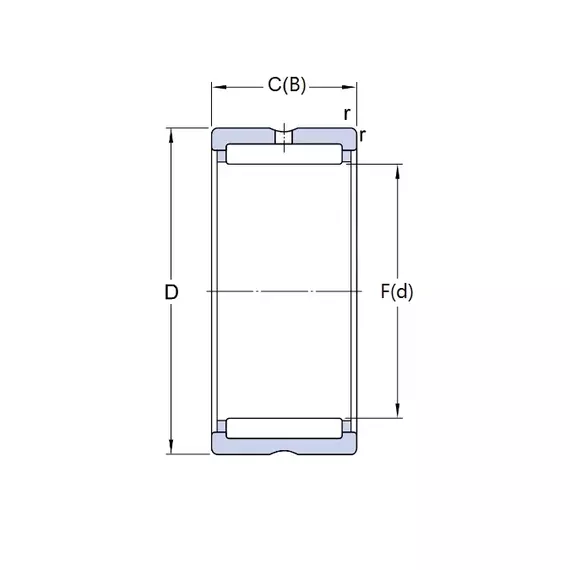 Підшипник RNA 4914 Timken