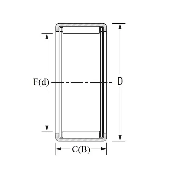 Підшипник HK 0910 Timken