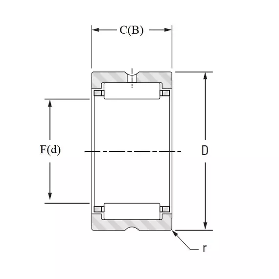 Підшипник HJ 405228 Timken