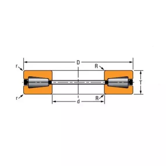 Подшипник T 511 Timken