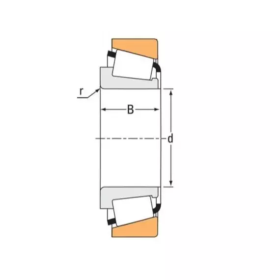 Підшипник JLM 710949 C Timken