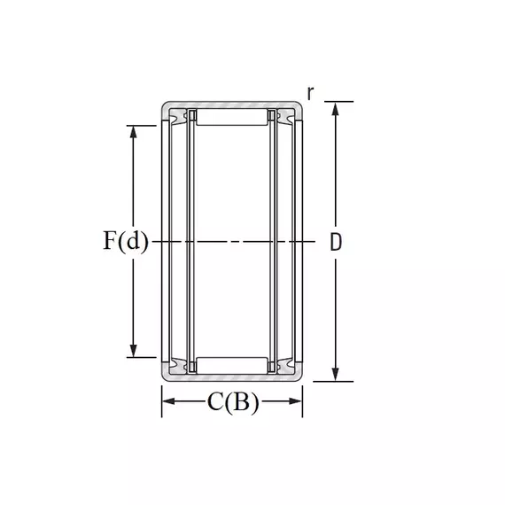 Подшипник HK 2520 2RS JTEKT (Koyo)