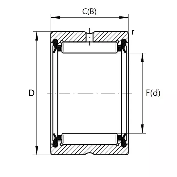 Підшипник RNA 4901 A 2RS Timken