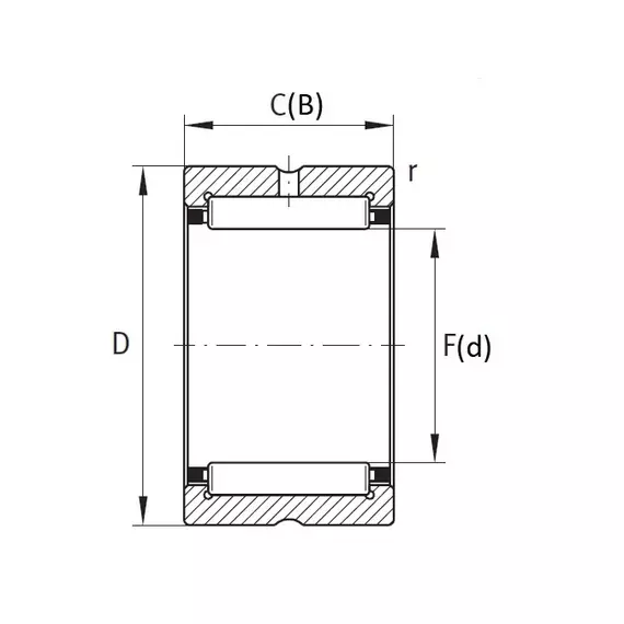 Підшипник RNA 4916 XL INA