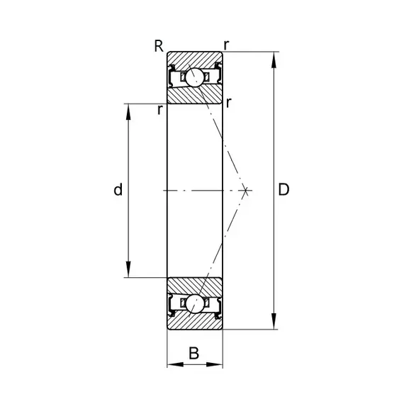 Подшипник HSS 7005 C T P4S UL FAG
