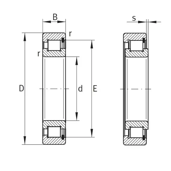 Підшипник SL 18 3017 A INA