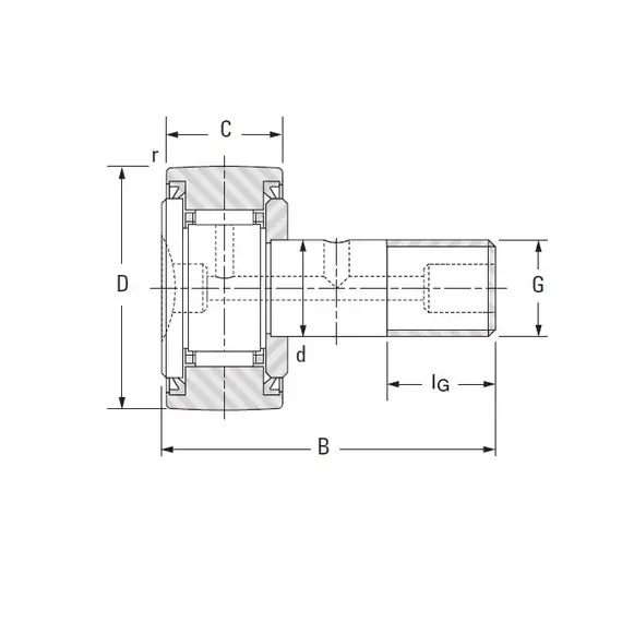 Підшипник KR 30C 2RS SK Timken