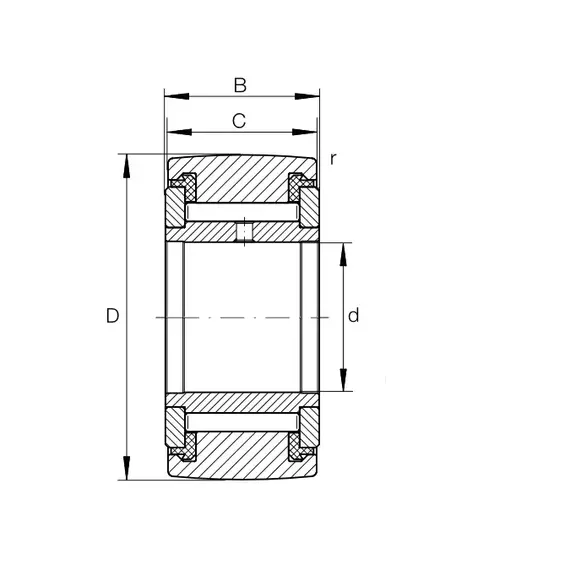 Подшипник NATV 20 PP A INA