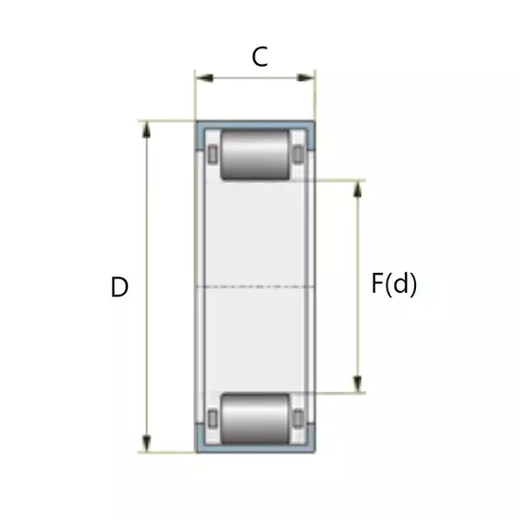 Підшипник F 85815 INA