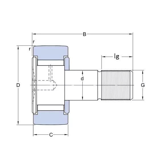 Підшипник KRV 16 SKF