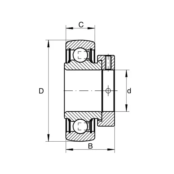 Підшипник RA 106 NPP INA