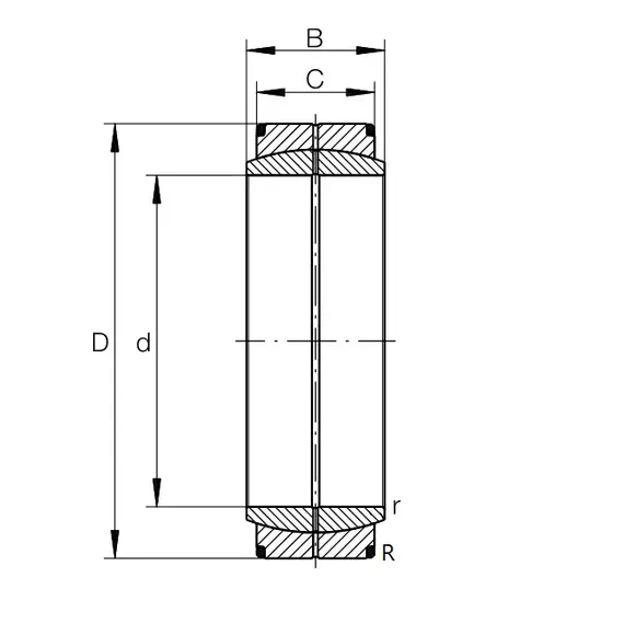 Подшипник GE 30 DK-V225 INA