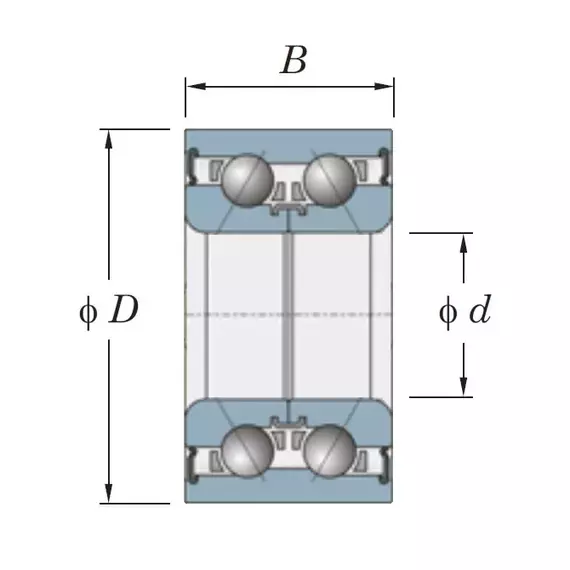 Підшипник DAC 4275 BW2RSCS59 JTEKT (Koyo)