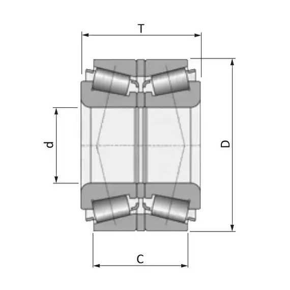 Підшипник NP834378/NP283816/K106817R/K106610R NP834378 - 902А1 Timken
