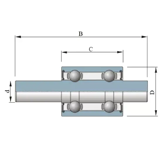Підшипник W25B125L JTEKT (Koyo)