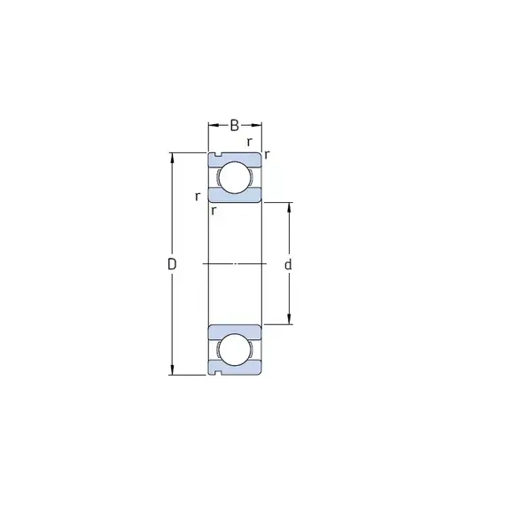 Подшипник 6307 N SKF