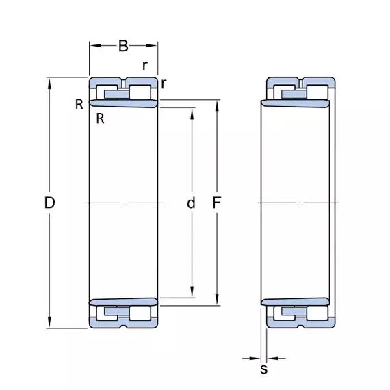 Підшипник NNU 4960 BK/SPW33 SKF
