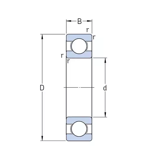 Подшипник 6018 SKF