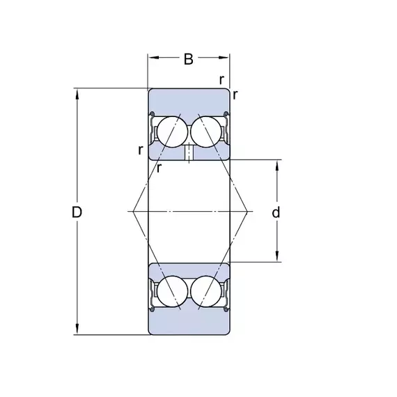 Підшипник 305703 C 2Z SKF