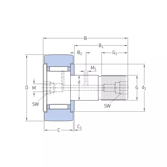 Підшипник KR 35 B SKF