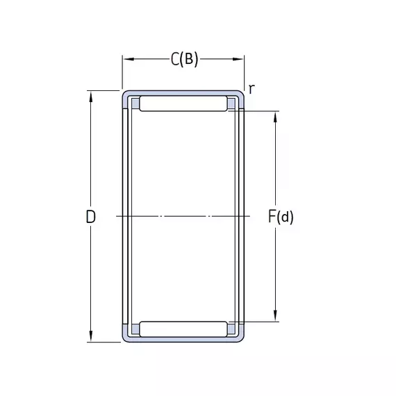 Подшипник HK 5025 SKF