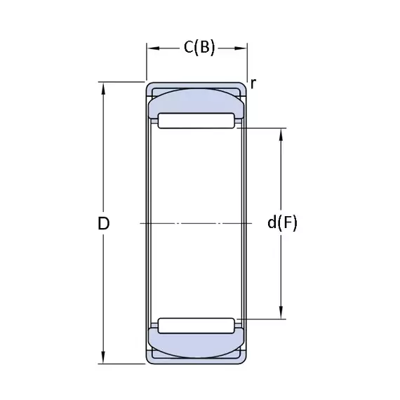 Підшипник RPNA 20/35 SKF