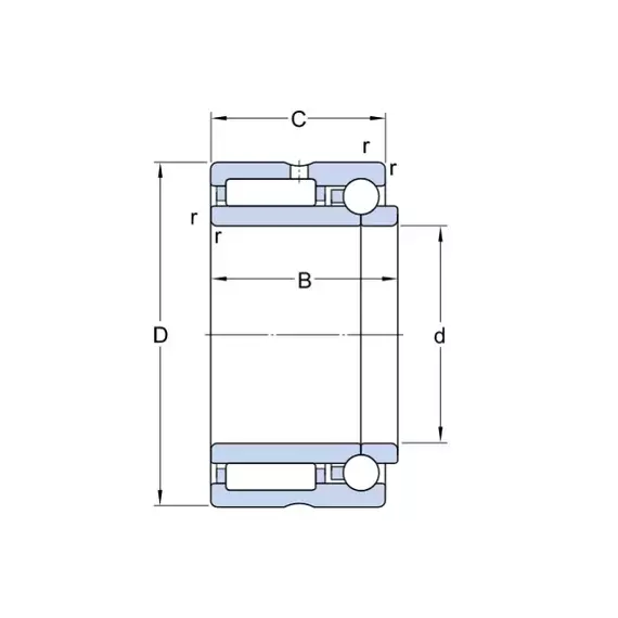 Підшипник NKIB 5904 SKF