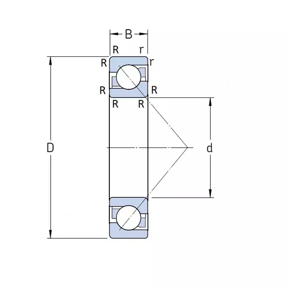 Підшипник 7322 BEM SKF