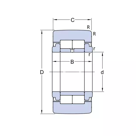 Підшипник NUTR 25 A SKF