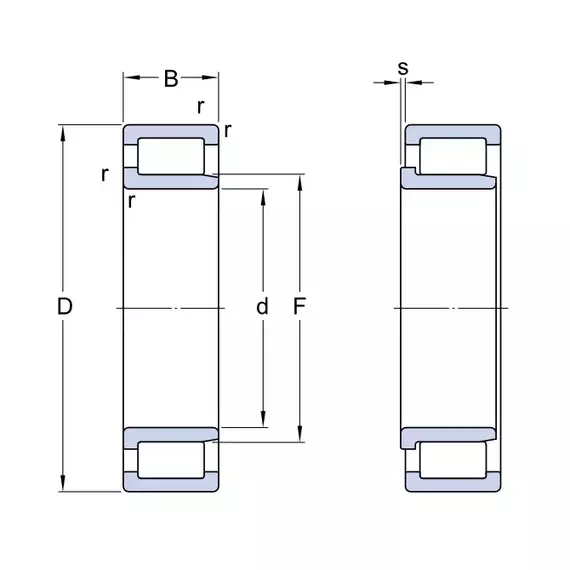 Подшипник NJG 2320 VH/C3 SKF