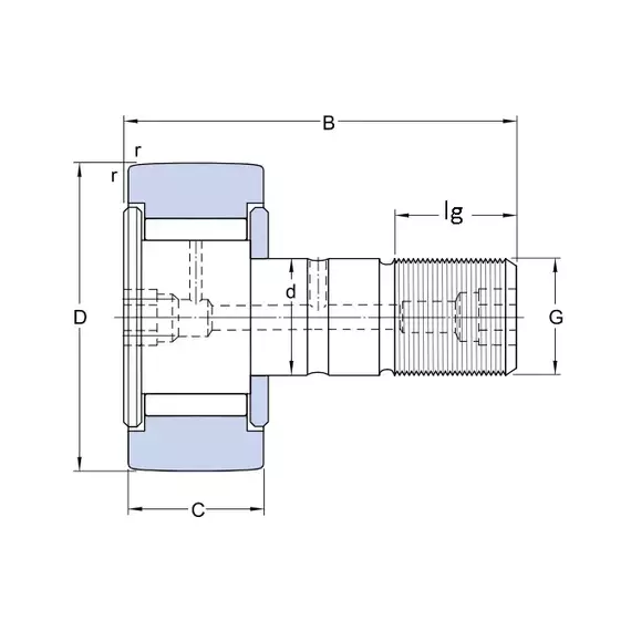 Підшипник KRV 22 XB SKF