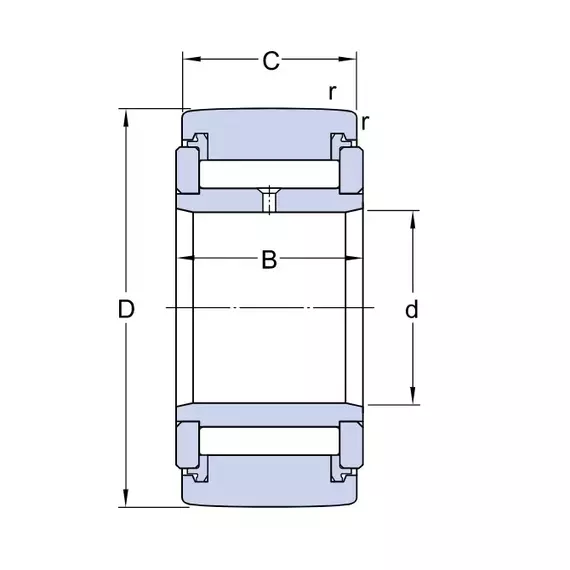 Підшипник NATV 10 PPA SKF