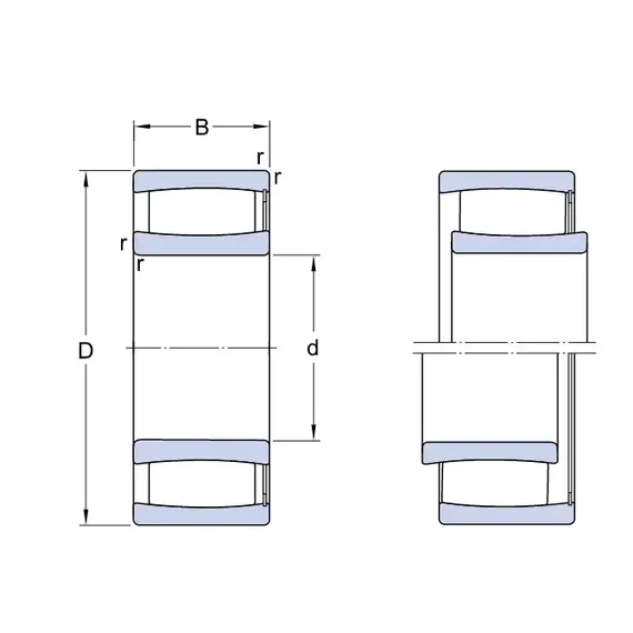 Підшипник C 2206 V SKF