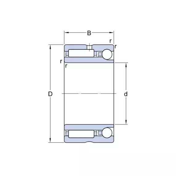 Підшипник NKIA 5907 SKF