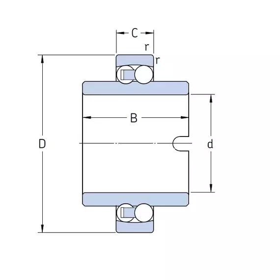 Підшипник 11204 ETN9 SKF