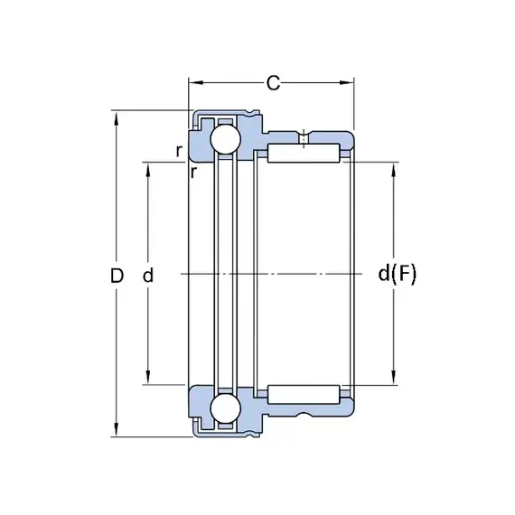 Подшипник NKX 35 Z SKF