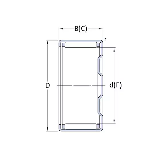 Підшипник BK 1616 SKF