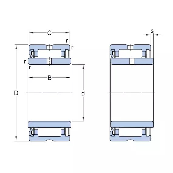 Підшипник NA 4902 RS SKF