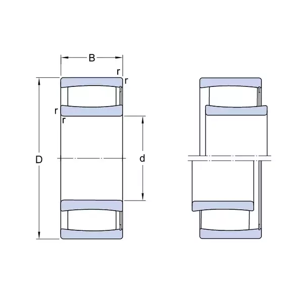 Підшипник C 4032 V/C3 SKF