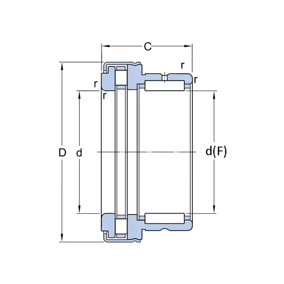 Подшипник NKXR 30 Z SKF