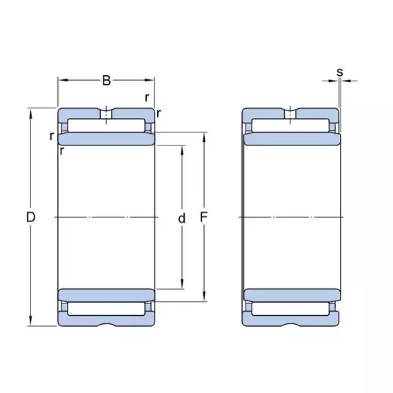 Подшипник NA 6913 SKF