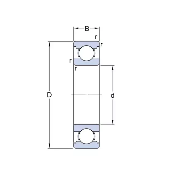 Підшипник 6316 M/C3VL0241 SKF