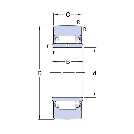 Подшипник NA 2205.2RS SKF