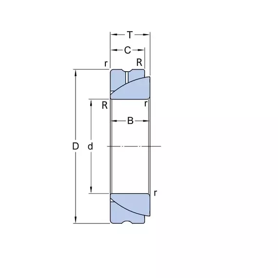 Підшипник GAZ 400 SA SKF
