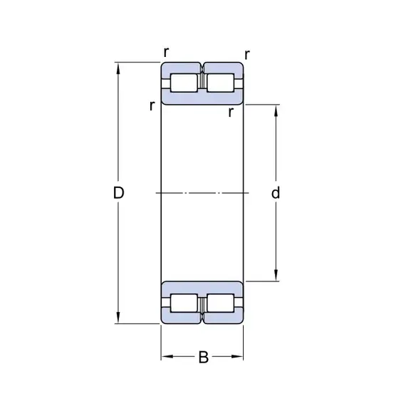 Підшипник NNC 4918 CV SKF