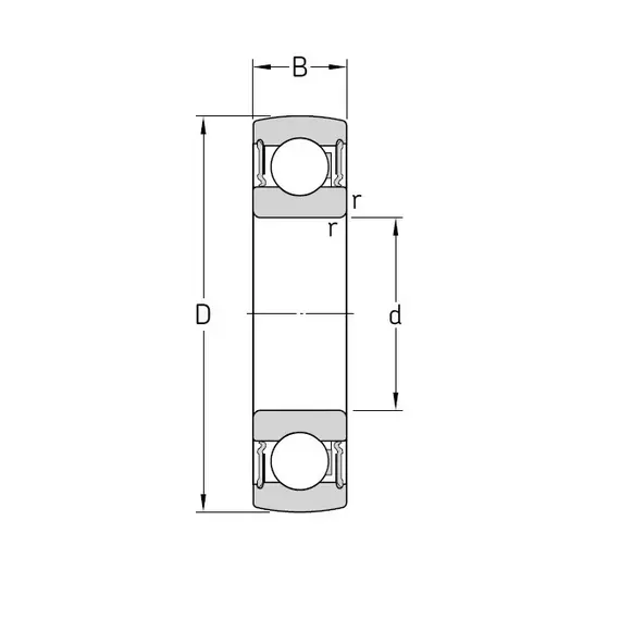 Подшипник 1726309 2RS Timken