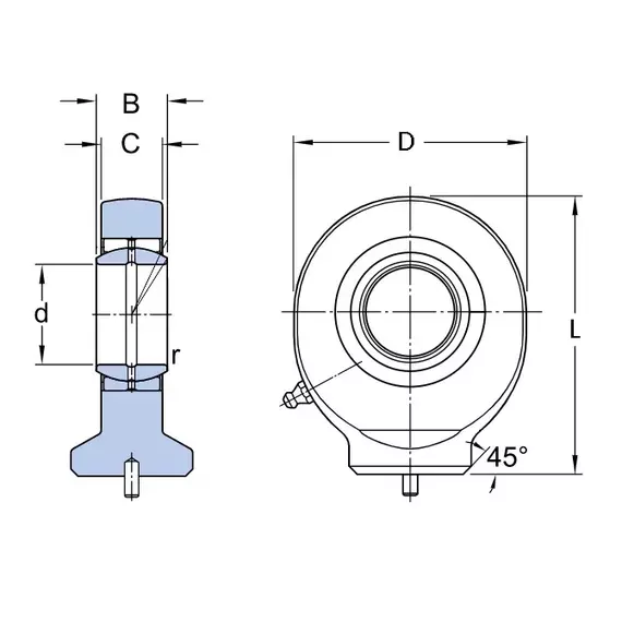 Підшипник SC 25 ES SKF