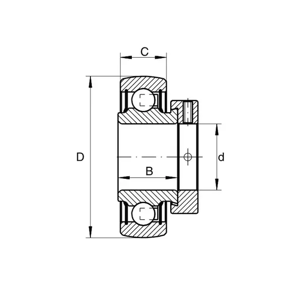 Підшипник RAE20-XL-NPP-B-FA106 (RAE20-XL-NPP-B) INA
