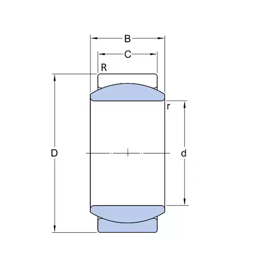 Підшипник GE 6 E SKF