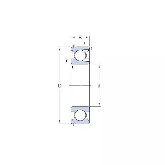 Підшипник 314 NR SKF